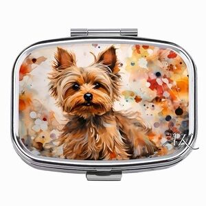 Yorkie Pill Box 🐾 Yorkshire Terrier